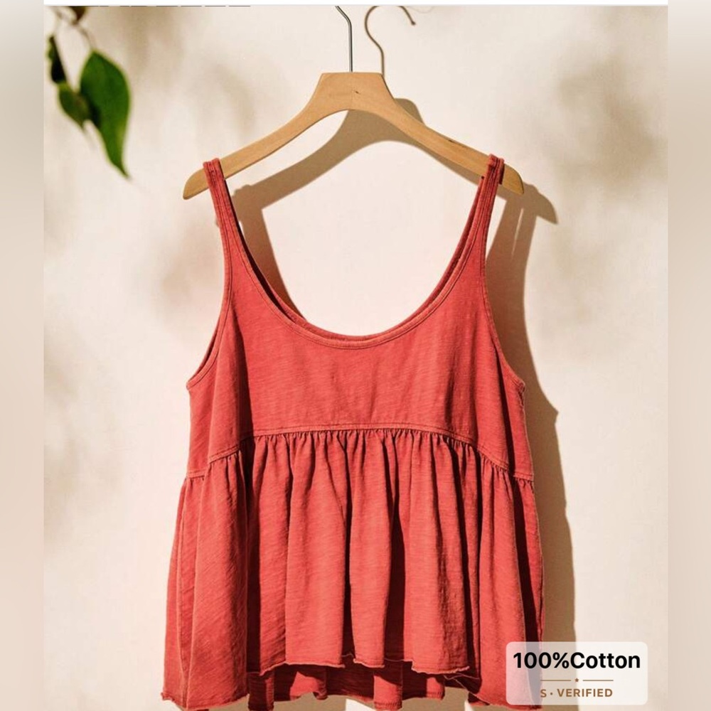 Coral Boho Tank Top
